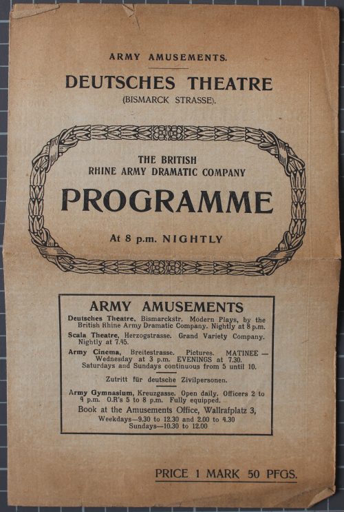 Theatrical leaflet